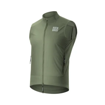 Rockbros YDMJ003 Windproof Cycling Vest Spring/Autumn Size XXL - Green