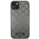 Karl Lagerfeld Saffiano Mono Metal Logo Case for iPhone 14, Gray