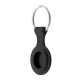 Tech-Protect Icon silikoninis dėklas su karabinu, skirtas Apple AirTag, juodas