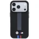 BMW M Quadrille Kevlar MagSafe dėklas telefonui iPhone 17 Pro / 18 Pro, juodas