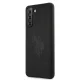 Samsung Galaxy S21 (SM-G991) US Polo Silicone On Tone Case Cover (USHCS21SSLHRTBK), Black