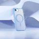 Puro Gradient MagSafe silikoninis dėklas iPhone 16e / 17e, mėlynas