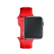 Silikoninis laikrodžio dirželis 3mk, Apple Watch 38 / 40 / 41 mm, raudonas