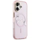 Karl Lagerfeld IML Choupettes Karl Script Logo MagSafe dėklas iPhone 17, rožinis