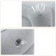 Inflatable Travel Footrest for Airplanes and Cars, Grey