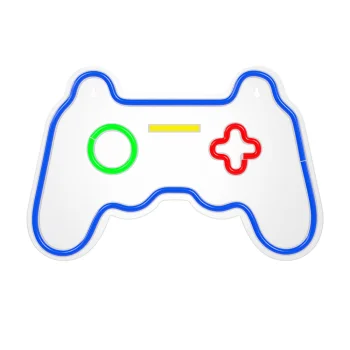 Forever Light PLEXI LED Neon Gamepad šviečianti dekoracija, įvairiaspalvė