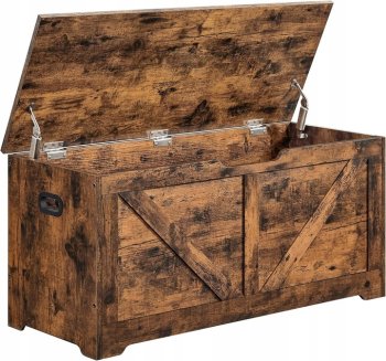 Leobert kaimiško stiliaus daiktadėžė 100x40x46cm, modelis 137636
