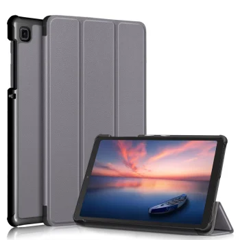 Atverčiamasis dėklas Samsung Galaxy Tab A7 Lite, pilkas