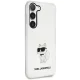 Karl Lagerfeld dėklas Samsung Galaxy S23 telefonui, skaidrus
