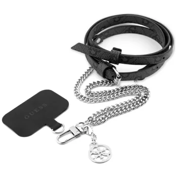 Guess 4G Chain CBDY universalus telefono dirželis, juodas