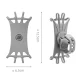Rockbros LF436 Handlebar Phone Holder - Gray