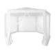 Multigarden sodo pavėsinė su tinkleliu nuo uodų, 2x2x2 m, balta