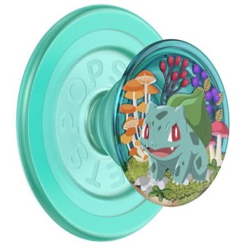 Popsockets 2 Bulbasaur telefono laikiklis ir stovas su MagSafe