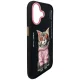 Nimmy Glasses Cool Cat dėklas telefonui iPhone 17, juodas