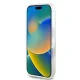 Guess dėklas iPhone 16 Plus telefonui IML Flowers Wreath MagSafe, skaidrus
