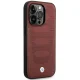 BMW dėklas, skirtas iPhone 14 Pro Max, BMHMP14X22RPSR, bordo