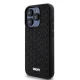 DKNY dėklas, skirtas iPhone 15 Pro Max, 3D Rubber Repeat Pattern, juodas