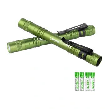 LED žibintuvėlių komplektas Lepro 120023L-GN-2, 2 vnt., 120 lm, žalias