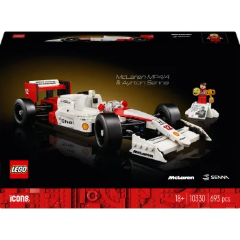 LEGO Icons 10330 McLaren MP4/4 & Ayrton Senna konstruktorius