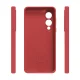 Etteri Silicone Mag dėklas Samsung Galaxy S25 Edge, avietinis