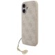Guess dėklas iPhone 17 iš 4G Charms Collection MagSafe, rožinis