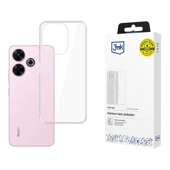„3mk Clear Case“ dėklas Xiaomi Redmi Note 13R 5G / Redmi 13 4G, skaidrus