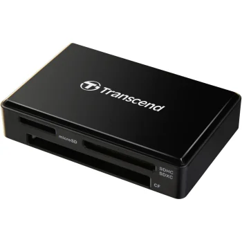 Transcend RDF8 USB 3.1 Gen 1 kortelių skaitytuvas, juodas