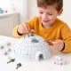 Miklumo stalo žaidimas Iglu statyba su pingvinais