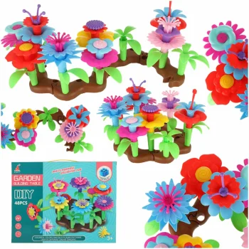 Flower Garden Building Toy Creative Blocks 48 Pieces