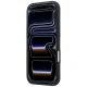 BMW M Carbon Printed Ring MagSafe dėklas telefonui iPhone 18 Pro / 17 Pro, pilkas