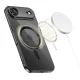 Tech-Protect iPhone 17 Air dėklas MagFlex MagSafe, skaidrus / juodas