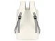 City Laptop Backpack 20L Travel School Bag with USB Port, White