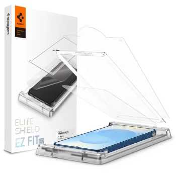 Spigen SHIELD EZ Fit hidrogelinė apsauginė plėvelė Samsung Galaxy S25, skaidri