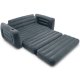 Intex 66552 2-in-1 Inflatable Sofa Bed Queen Size, Gray