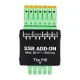 Dviejų kanalų modulis Shelly SSR Add-on įrenginiui The Pill, juodas