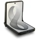 BMW M Leather Perforated Tricolor MagSafe dėklas Samsung Galaxy Z Flip 8, juodas