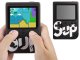 Nešiojama mini retro žaidimų konsolė, 400 žaidimų, 3.0\" LCD, su TV laidu ir pulteliu, juoda