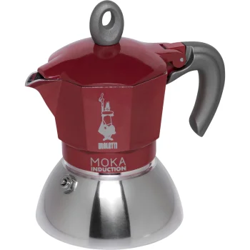 Moka kavinukas Bialetti Moka Induction 2TZ, raudonas