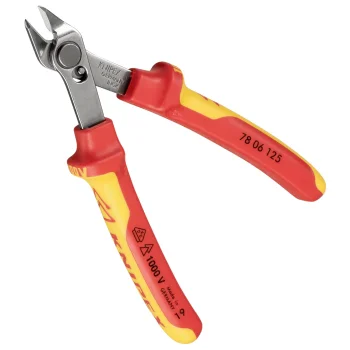 KNIPEX VDE Electronic SuperKnips INOX Diagonal Cutter 78 06 125, 125 mm