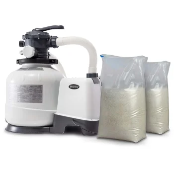 Intex 26648 Sand Filter Pump 10,500 L/h with 50 kg Sand