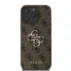 Guess dėklas iPhone 16 Pro Max telefonui 4G Big Logo, rudas
