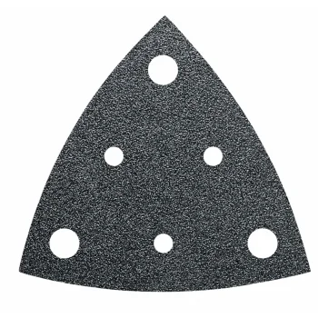 Fein trikampiai perforuoti šlifavimo lapeliai 80 mm, K60, 5 vnt.
