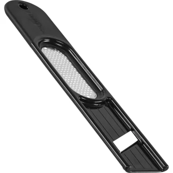 Imbiero trintuvė Microplane 3in1 su skustuku ir pjaustykle, Silver / Black
