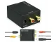Optinis Toslink SPDIF į 2x Cinch RCA keitiklis