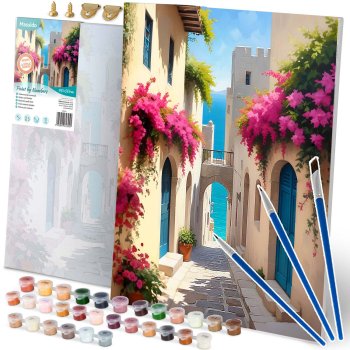 Massido Paint by Numbers Cityscape, 40x50 cm