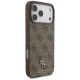 Guess 4G Small Classic Logo MagSafe dėklas skirtas iPhone 17 Pro Max / 18 Pro Max, rudas