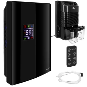 Oro sausintuvas Zortiva, 90 W, 2000 ml talpykla, higrostatas, nuotolinio valdymo pultas