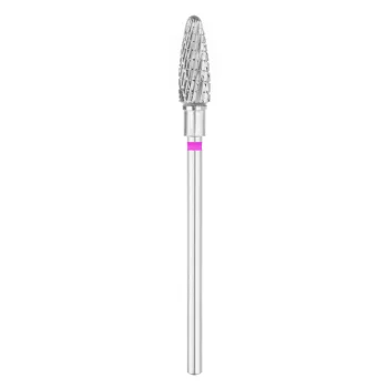 EXO PRO Oval Tungsten Carbide Nail Drill Bit 5.0mm Purple