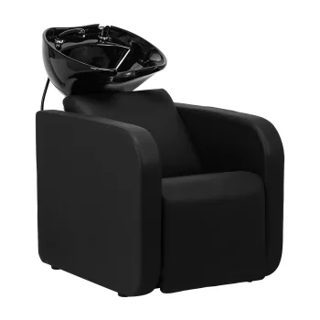 Gabbiano Sylvia Electric Hairdressing Washbasin with Footrest, Black