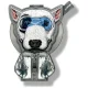 Magnetinis pakabukas ir stovas Nimmy Cool&Cute 2.0 Dog, pilkas